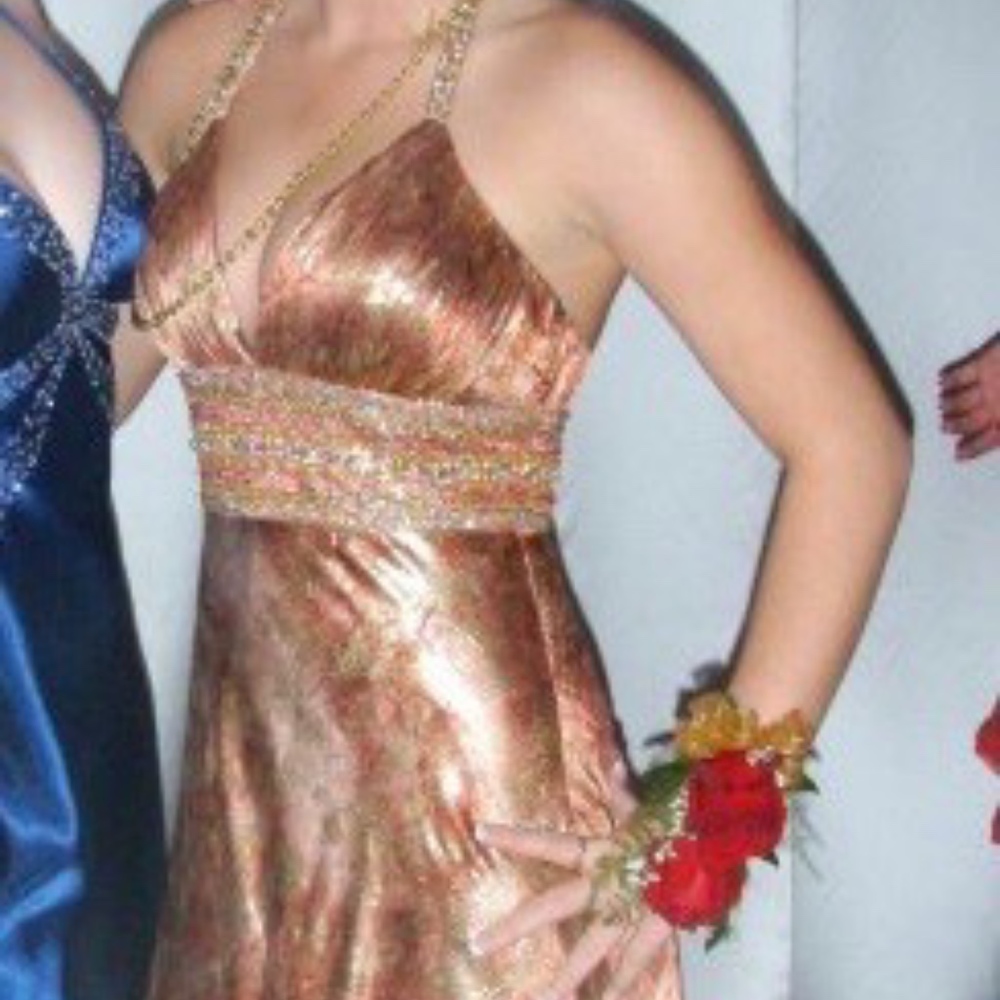 Rose Gold/ Gold Formal Dress